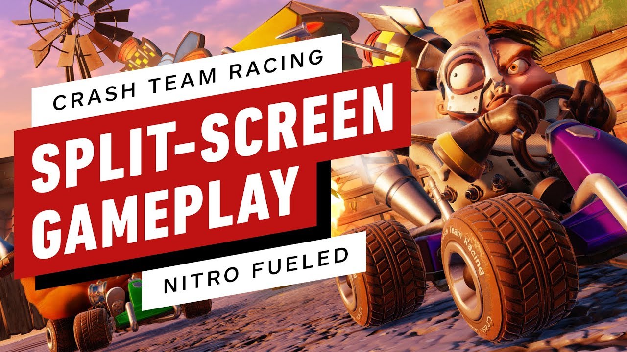 Nitro-Fueled - Split-Screen Racing at Crash Cove YouTube