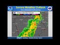 NWS Weather Briefing for October 21, 2017