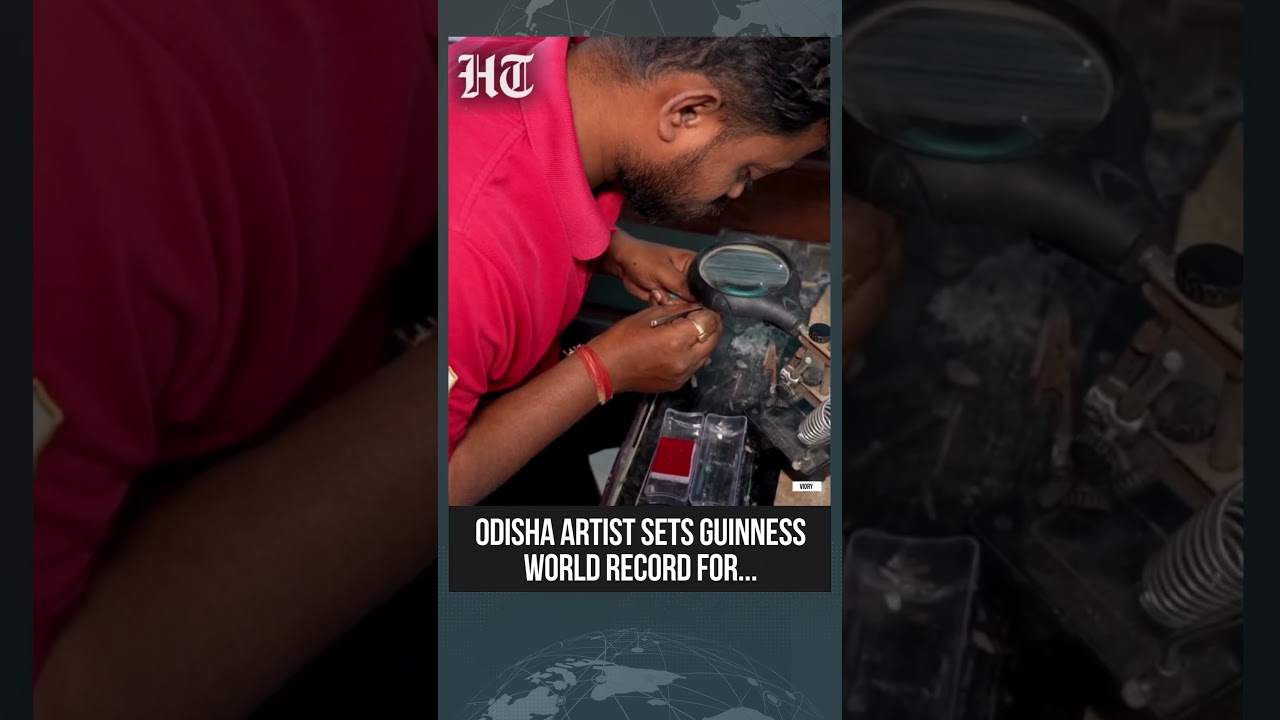 Odisha Artist Sets Guinness World Record for Smallest Wooden Spoon | #shorts