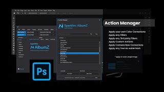 Sparklinc AlbumZ Action Manager | Photoshop CC2021 Album Designing Software screenshot 5