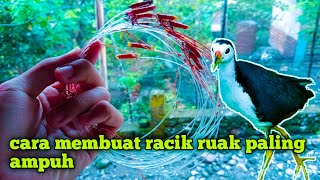 cara membuat racik ruak ruak sederhana