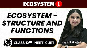 Ecosystem 01 | Ecosytem - Structure and Functions | Pure English | 12th/NEET/CUET