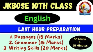 10th Class English Last Hour Preparation - Writing Skills and Grammar 10th Class screenshot 4