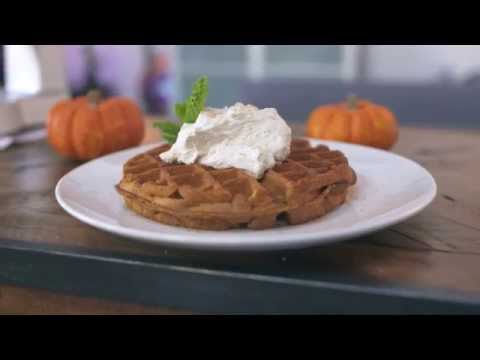 How to Make Pumpkin Bacon Waffles