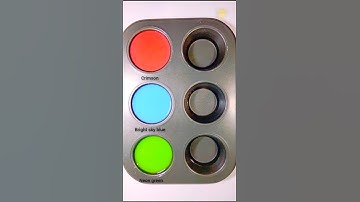 Making new colors/Satisfying color mix 321🌈💙💚#colormixing #satisfying #shortsfeed #shorts #asmr #art