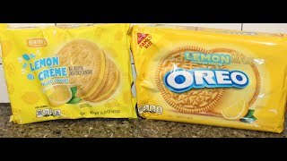 Benton’s (ALDI) vs Oreo: Lemon Crème Filled Cookies Blind Taste Test \& Review