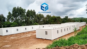 Eco Flat pack container installation video (CS Container)