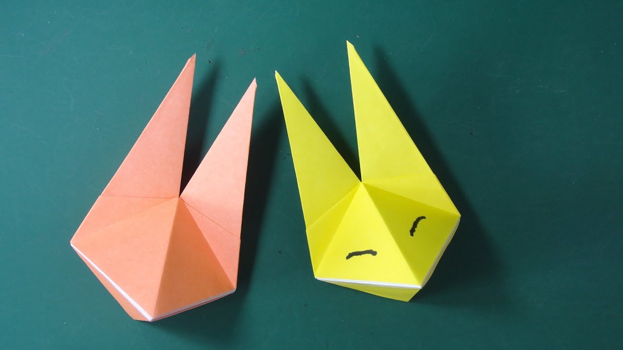 折り紙 立体キツネ 折り方origami 3d Fox Youtube