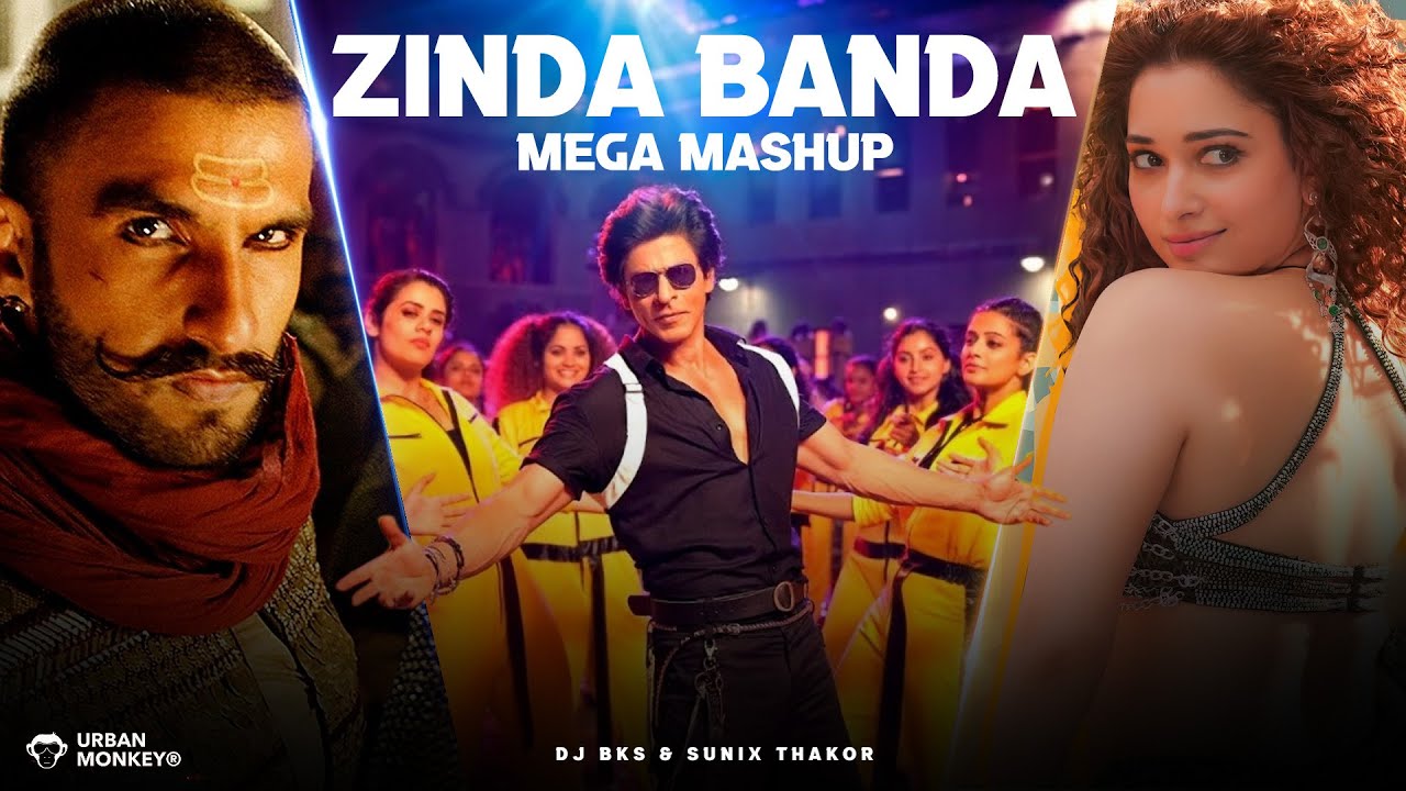 Zinda Banda x Malhari x Kaavaalaa  Mega Mashup  DJ BKS  Sunix Thakor  South x Bollywood Mashup