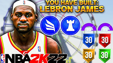 Best Rookie Lebron James Build in NBA 2K22 - (ELITE Contact Dunks, Shooting, and Defense)