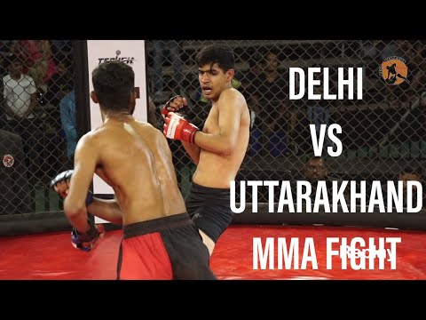 Delhi Vs Uttarakhand MMA Fight | Rohit Sherawat Vs Ajay Singh | AIMMAA Nationals 2019