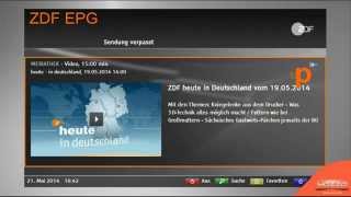 HbbTV ZDF EPG Example HbbTV ZDF EPG Example
