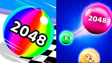 Ball Run 2048 Vs 2048 Runner Balls | All Level Gameplay Walkthrough Android.iOS New Update!
