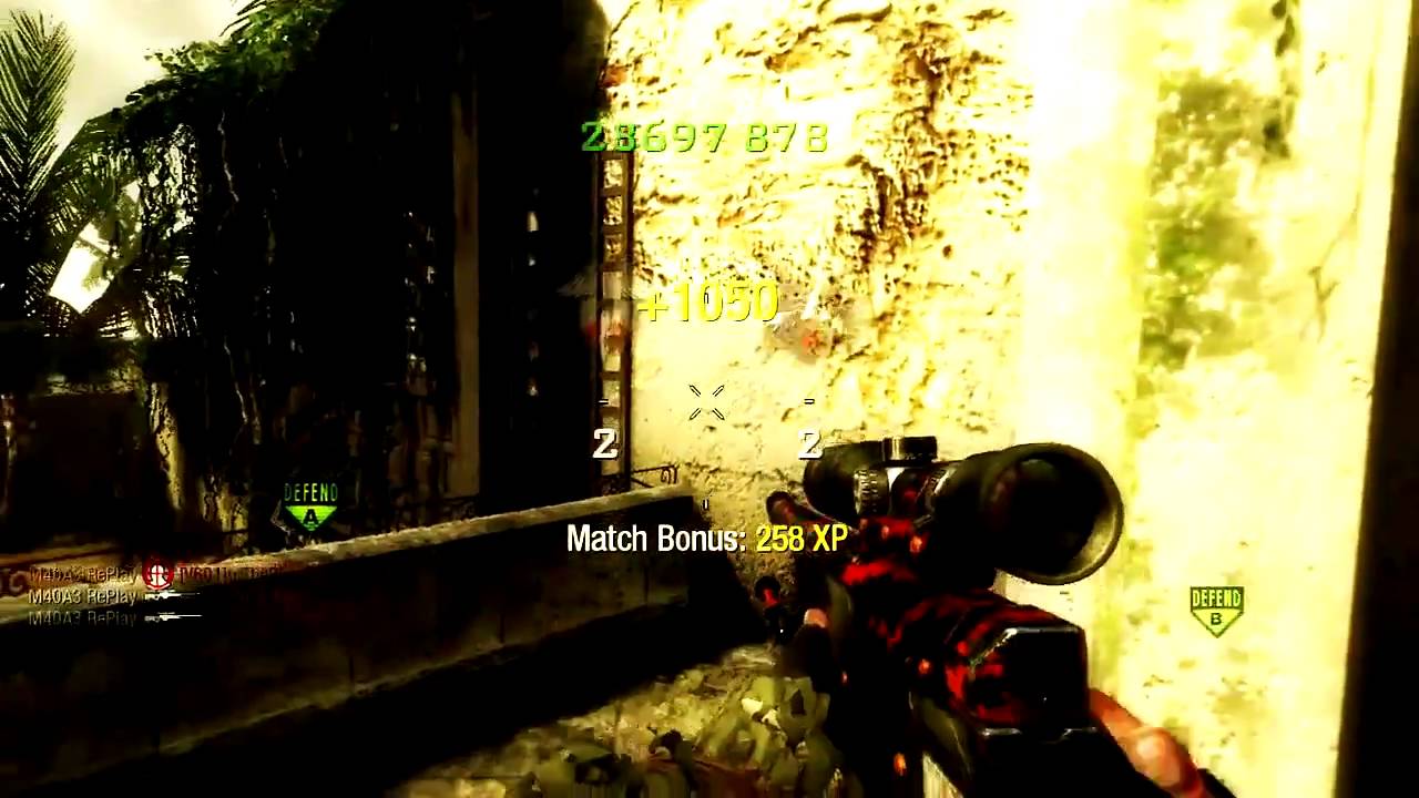 Call of Duty Black Ops - Three Piece Game Winning Killcam by M40A3 RePlay