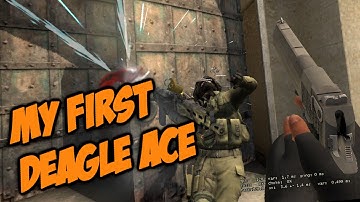 CS:GO - My first deagle ace with 4 headshots