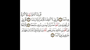 سورة الجن 5 القسم الخامس تكرار كيفي من قل إنما أدعو ربي إلى خالدين فيها أبدا 