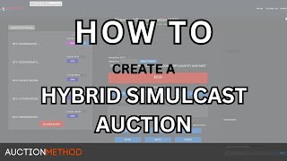 How to create a hybrid simulcast auction event screenshot 1