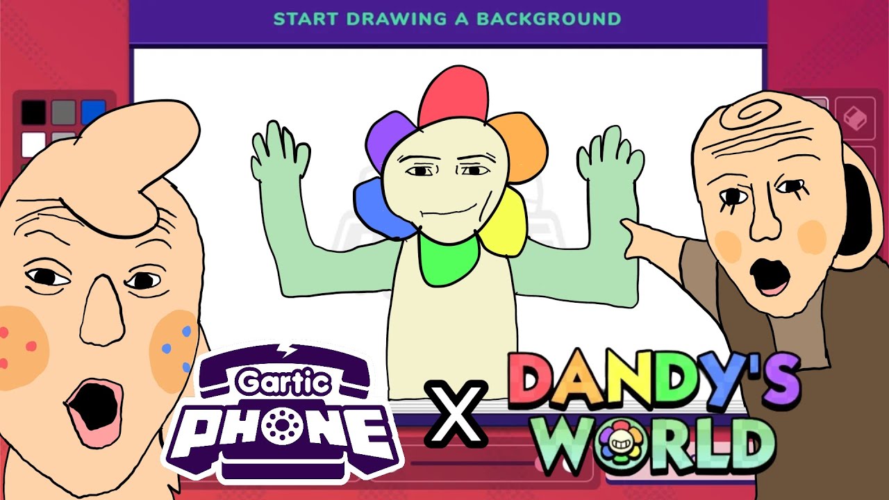 When DANDY'S WORLD Players Play GARTIC PHONE...