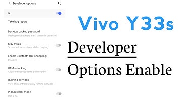 Vivo Y33s How To Enable Developer Options