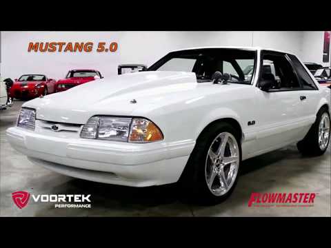 Mustang Exhaust LX 5 0 FLOWMASTER VOORTEK VALVE MUFFLERS اكزوز فورد موستنغ مع فلوماستر و دبات ڤورتك