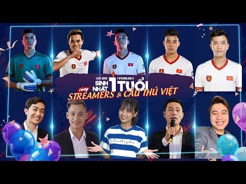 Video CÁC CẦU THỦ VIỆT NAM VÀ DÀN HOT STREAMER CHÚC MỪNG... - youtube