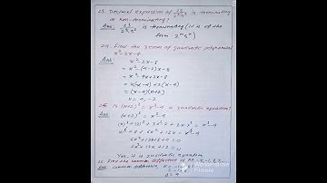 2023 Pre Final Class 10 Mathematics (1 Marks Solutions) Charaideo District