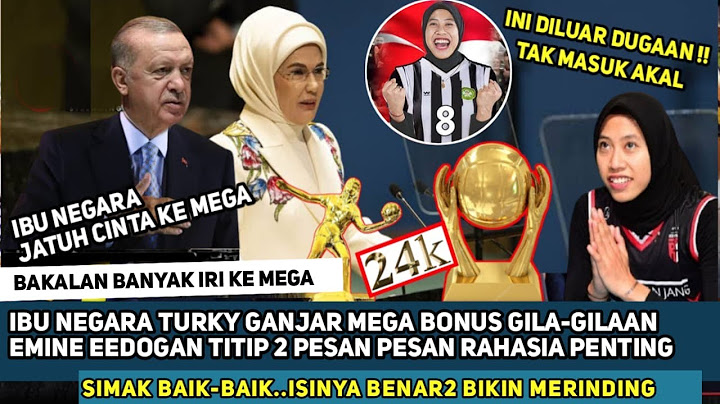 🔴 MERINDING !! Sudah Terlanjur Jatuh Hati..Emine Erdogan Lakukan Hal gila ini Ke mega,Pemain Ini iri