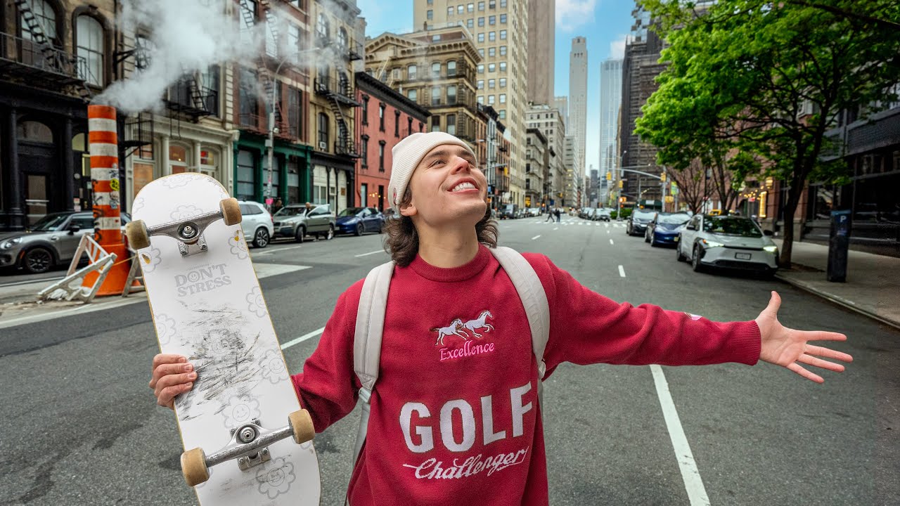 День из жизни: катание на коньках в Нью-Йорке