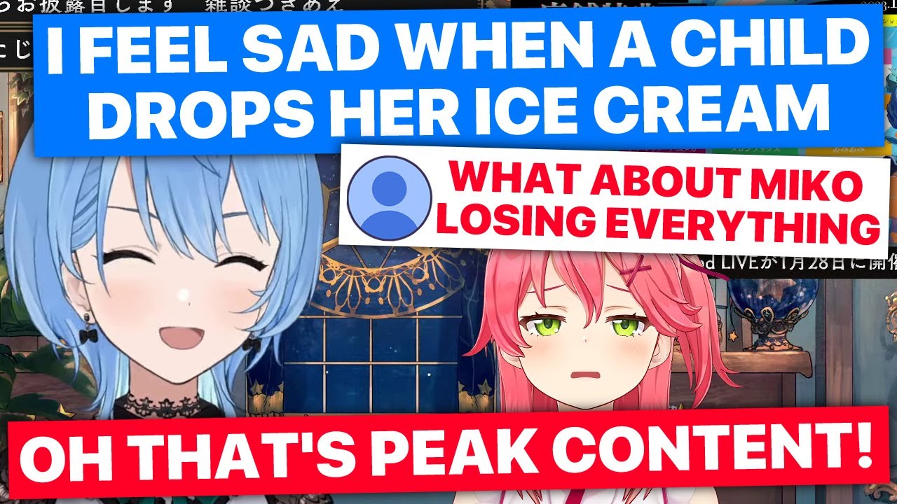 Suisei Feels Empathy, But Not When Miko Has Zenloss (Hoshimachi Suisei / Hololive) [Eng Subs]