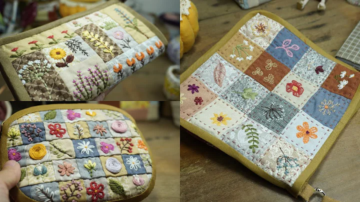 Simple Patchwork and Hand Embroidery Ideas from Fabric Scraps