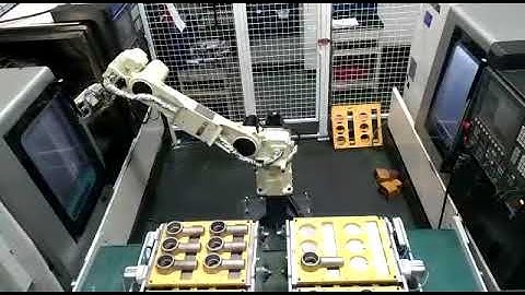 NACHI - MC20 ROBOT - CNC TENDING APPLICATION