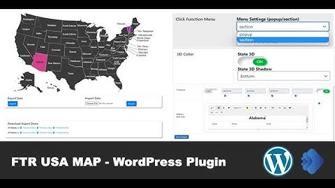 FTR USA MAP WordPress Plugin