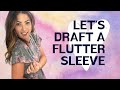 SEWing Tutorial- How To Draft A Flutter Sleeve