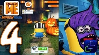 Despicable Me: Minion Rush Android Walkthrough - Part 4 - NEW "Halloween Residential" screenshot 5