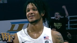 Wake Forest's Sharone Wright's Crazy Slam Dunk Plus The Foul