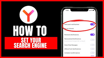 How to set your search engine on Yandex Browser