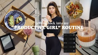 getting back into the routine // what I eat, workout, cleaning, health vlog //