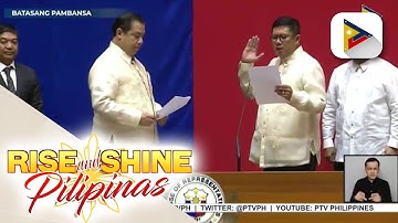 Bagong kinatawan ng Bicol-Saro Party-list na si Rep. Brian Yamsuan, nanumpa na sa tungkulin