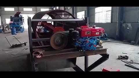 diesel engine drive trommel screen