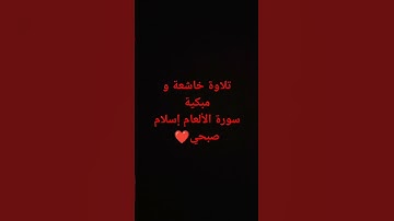 #سورة_الانعام #تلاوة_هادئة #سورة_الانعام_اسلام_صبحي #اكسبلور #لايك #قرآن #راحة_نفسية