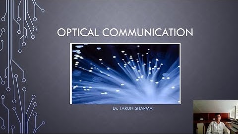 Optical Communication - Unit 1 | By Dr. Tarun