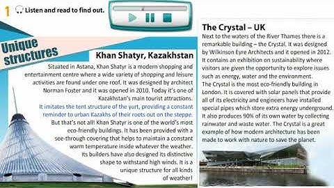 EXCEL 8 for Kazakhstan  Module 1 UNIQUE STRUCTURES