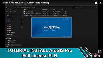 Tutorial Install ArcGIS PRO || License PLN || Intranet ||