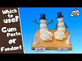 GUM PASTE vs FONDANT Cake Decorating Beginner Comparison - Which one should I use?