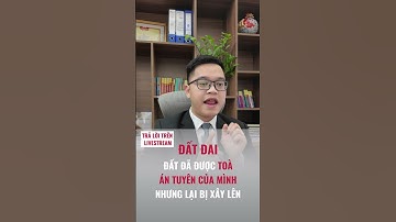 Đã có bản án nhưng vẫn bị xây lấn #luatsuquan #tuvanluat #tintuc