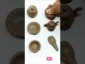 destroying a beautiful miniature clay kitchenset. diy hand made clay kitchenset #viral #shorts 🌹🙏❤😎