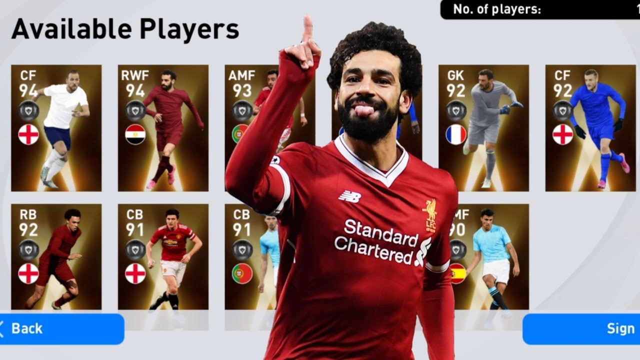 Fans' Choice English League 4x Pes 2021 Mobile Pack Opening