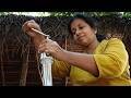 Sweet Coconut stuffed Rolled String Hoppers ❤ Traditional Village Sweet Snacks Recipe