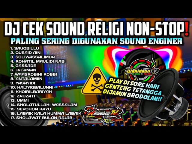 [NON-STOP] DJ CEK SOUND RELIGI VIRALL TERBARU 2023 - FULLBASS GLERR ‼️ class=