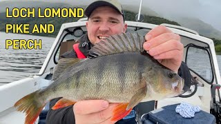 Pike and Perch Fishing on The Big Loch  Loch Lomond, Scotland